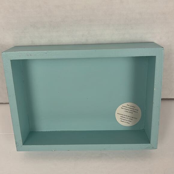 Beware Wet Paws & Dog Kisses Sign Decor Box Holiday Winter Christmas Rustic - Picture 4 of 6